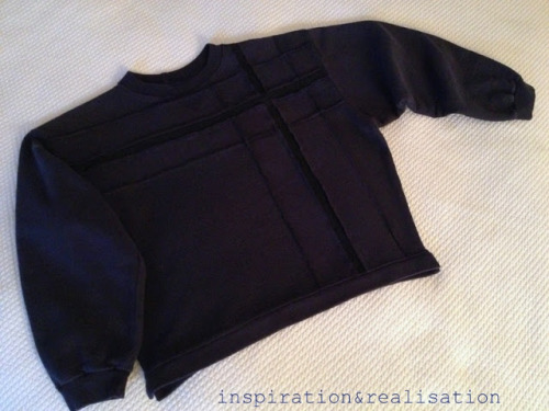 Diy Knockoff 3.1 Phillip Lim Tromp L'oeil Plaid Sweatshirt Tutorial from inspiration & realisati