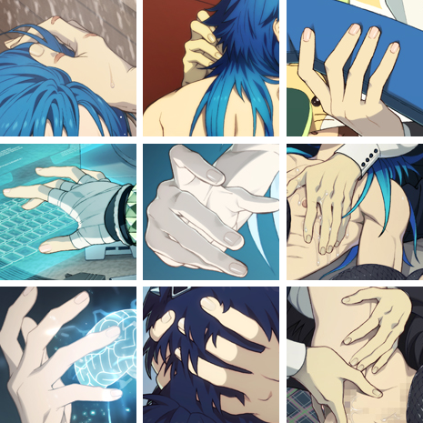 bara-mink:  DRAMAtical Murder + Re:Connect: HandsDownload Individual Icons Here.