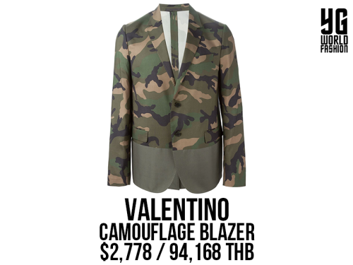 Taehyun at Midnight Diner Press Conference, he was wearing Valentino Camouflage Blazer. The blazer i