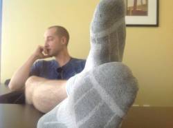jamestmedak:  After a year of pleading, bribing, and coaxing him, he finally lets you smell his feet.  They remain in socks. He looks away. You only have 2 minutes and then you will never bring it up to him again.  Make them minutes count, bitch.