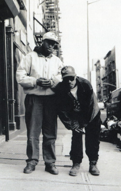 soul-is-amazing:  Gang Starr, New York, 1988. Photo by Janette Beckman/Getty Images. 