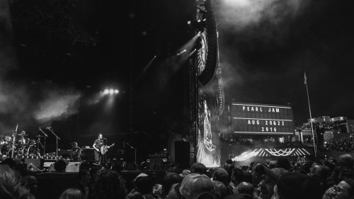 @pearljamWrigley Field 8.22.2016B&W shots Part 1 of 5