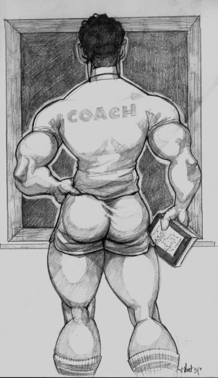 torontojock:  drawndudes:  Put me In Coach by zigbone  Coach Jones