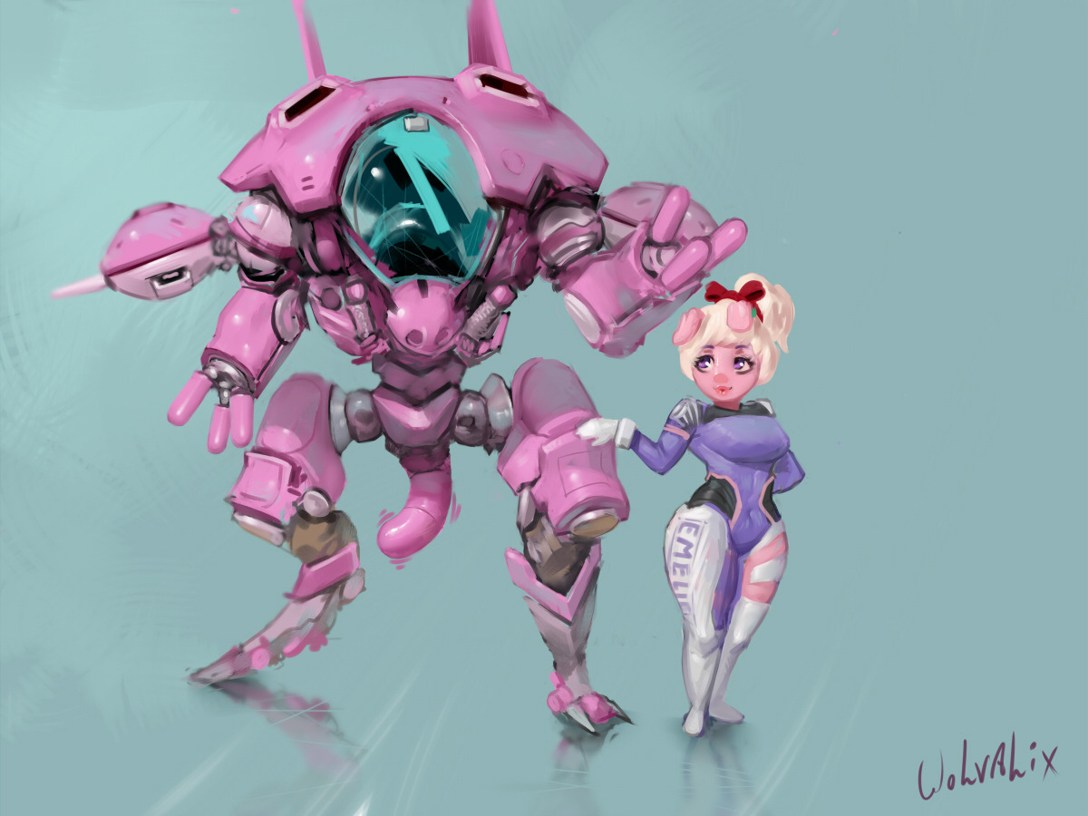 cyancapsule: wolvalix: isa dva emelie : D @cyancapsule SO RAD! lewd seat &lt;o&lt;’
