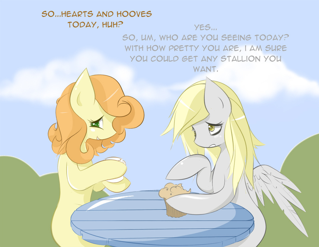 deviousderpy:  Happy Hearts and Hooves, ponies!  &lt;3333 I can ship it. c: