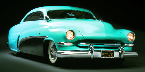 carsthatnevermadeitetc: Hirohata Merc, 1953. A 1951 Mercury Club Coupé modified by&