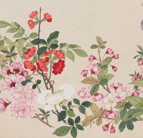 flowers in chinese painting