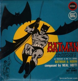 lpcoverlover:  Baby, let’s swing  The UK release on Ember Records  The Batman Theme by Neal Hefti  View Post 