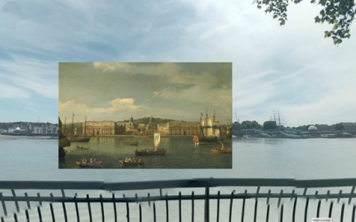 cjwho:  18th-century London paintings meet Google Street View by shystone | via In a fine example of the changing faces of a city and the ways we document our surroundings, shystone has taken 18th and 19th-century paintings of London and superimposed