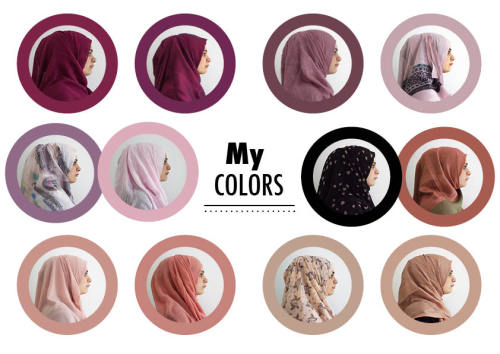 Pastel tones are my favorite.. Many of my headscarves are in pink/pastel tones. 