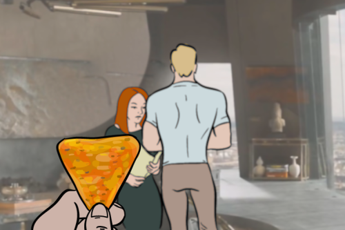 bluewindsummer: *shows up 15 minutes late with a crappy dorito comic* Origin Stories: CAPTAIN DORITO