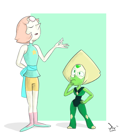 Porn photo deadassassin6:  Pearl and Peridot! from that