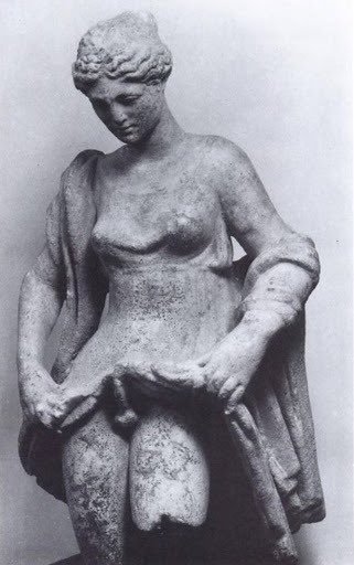 normal-horoscopes:A 4th century CE statue of Aphroditos. Her cock wards off evil spirits. Reblog to rid your blog of evil spirits. 