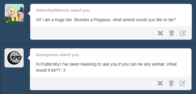fluttershyanswers:  I would like to be something that could be helpful with my animal