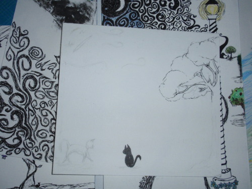 *points Up* This Is The Front Of The Sketchbook Ive Been Carrying Around With Me For About 1 To 2 Years