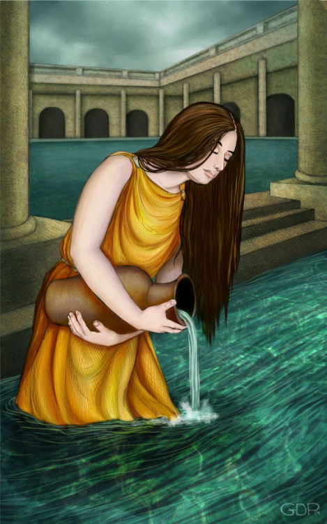 gracedpalmer:Sulis:Sulis is a deity of pre-Roman Celtic Britain, and patron of the waters at Bath. A