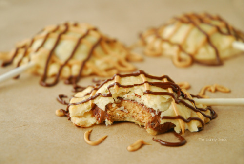 alreadylostinmyhead:  thecakebar:  Peanut Butter Cup Pie Pops Tutorial  HOLY TITS, BATMAN 