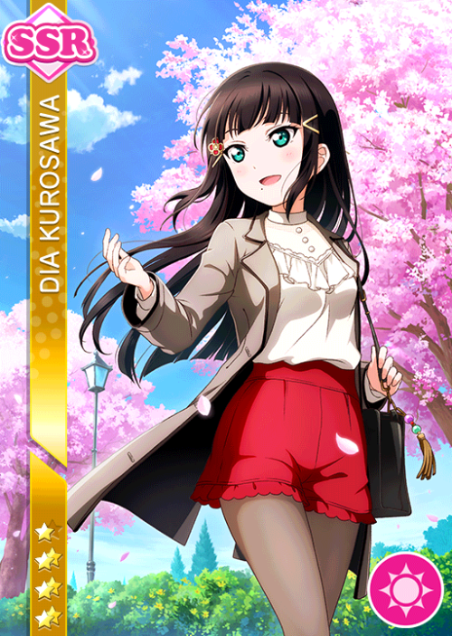 New “Flower” themed cards added to JP Aqours Honor Student scoutingWatanabe You Cool SR “信じあう心”Ohara