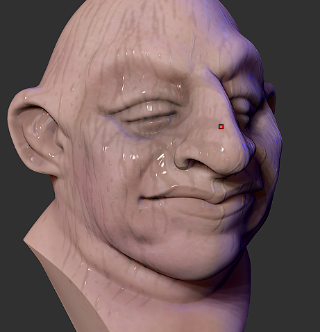 xdraws:  well there we go.  wetness spoofing in zbrush.  should I do a little write up? or am I the last one to the party, as usual…  I think I’ll join the party if that’s fine with you. Your video on z spheres and basic tools really helped