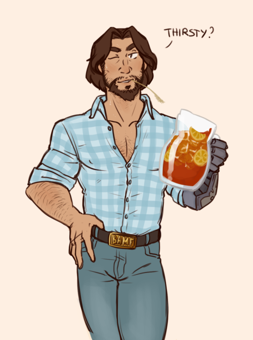 nutinmeadamdriver:mccree is here to provide relief on this hot summer day 