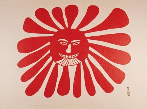 Kenojuak Ashevak, The Woman Who Lives in the Sun, 1960