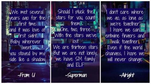 nine-daedreams: Super Junior songs dedicated to ELF + songs ELF associate with Keep reading 