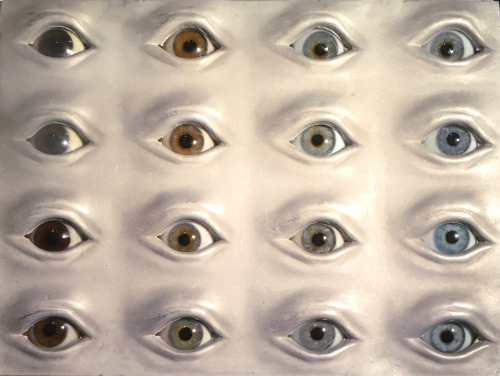 bad-moodboard:Glass eyes used in statistical experiments, 1884
