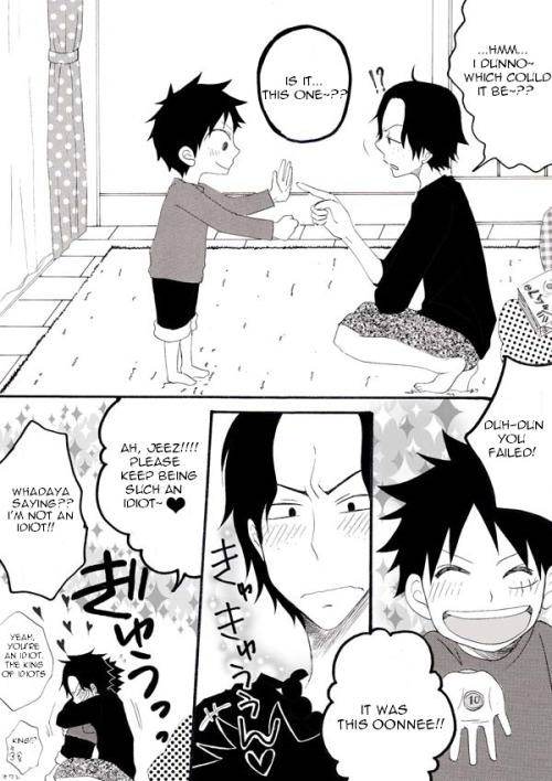 freckledbastard: An idiotic child is cute to an extent…? luffy you’re so stupid i want to keep you forever 