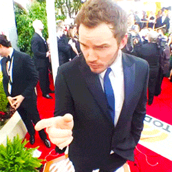 feyism:  Chris Pratt at the Golden Globes porn pictures