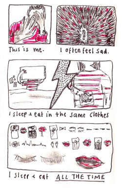 bollykecks:  messy messy messy journal cartoon idea 