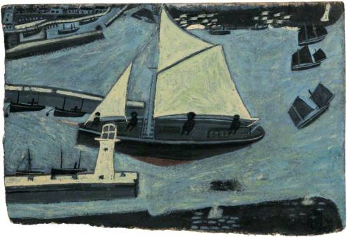 Penzance Harbour Entrance, Alfred Wallis