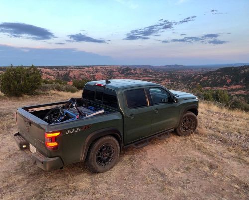 Enjoying a beautiful evening and had the pleasure of meeting Dirk of @merusadventure in Palo Duro Ca