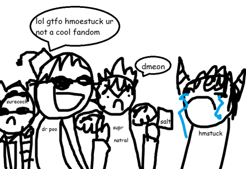 argentconflagration: airoehead: it was so painful to make this every fandomstuck comic ever, you say