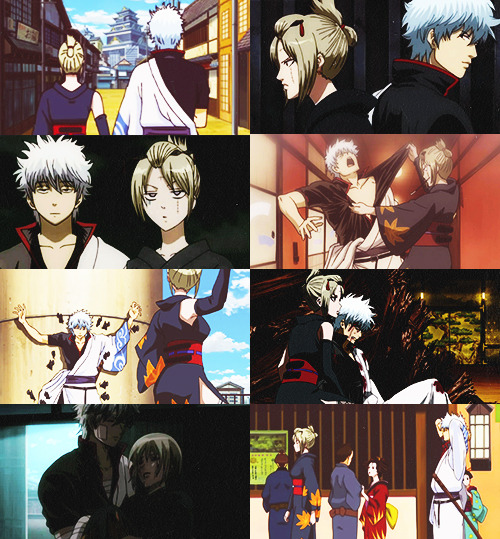 shippingdelights:     Gintoki and Tsukuyo └ Trying to shoulder the burden all by