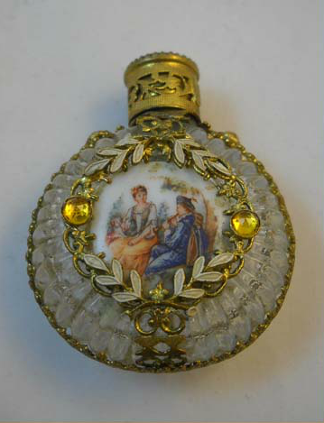 Mini antique perfume bottles