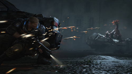 gamefreaksnz:   					Gears of War 4 announced, E3 trailer and screens					Microsoft surprised fans with an impressive gameplay demo of The Coalition’s Gears Of War 4 during its E3 2015 press conference.View the gameplay demo here. 