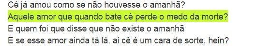 empinadinha:  vc diz q amor n dói, amor dói no coração 