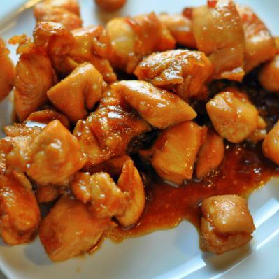everybody-loves-to-eat:  requested photoset: bourbon chicken 