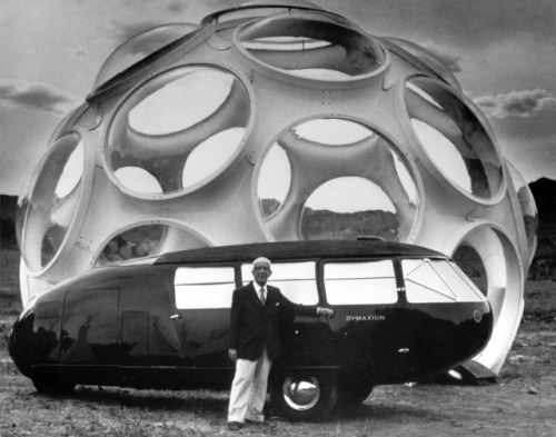 wmud:buckminster fuller - fly’s eye dome and dymaxion car, 1933