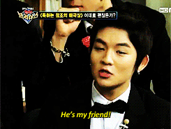 bwihope:  When asked if it’s okay for Changjo to maintain his seemingly bad temper, Ricky responds… 