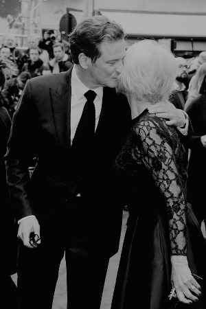 milusvery:   Colin Firth and Helen Mirren on “Eye in the Sky” premiere (april 11, 2016)