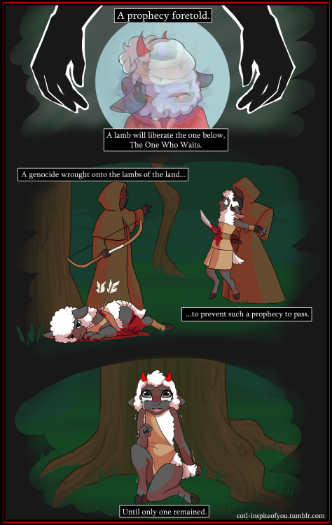 In Spite of You: A Cult of the Lamb fancomic cover by FoxyPheonix