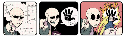 leafaske:leafaske:My first ever Gaster Bros. comic, re-inked and in color *:･ﾟ✧*:･ﾟ✧This page went t