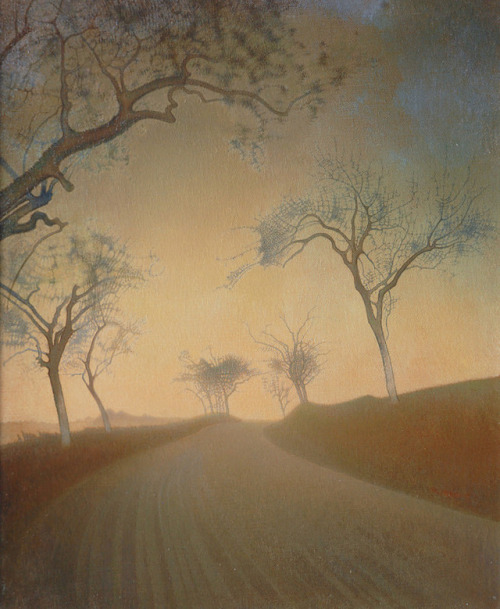 having-it-all:Paul Mildner  (1901 - 1957)  Old Country Road