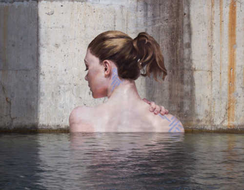 SEAN YORO PAINTS HYPERREAL SEA LEVEL PORTRAITS ON HIS SURFBOARDUsing a surfboard, young Hawaiian art