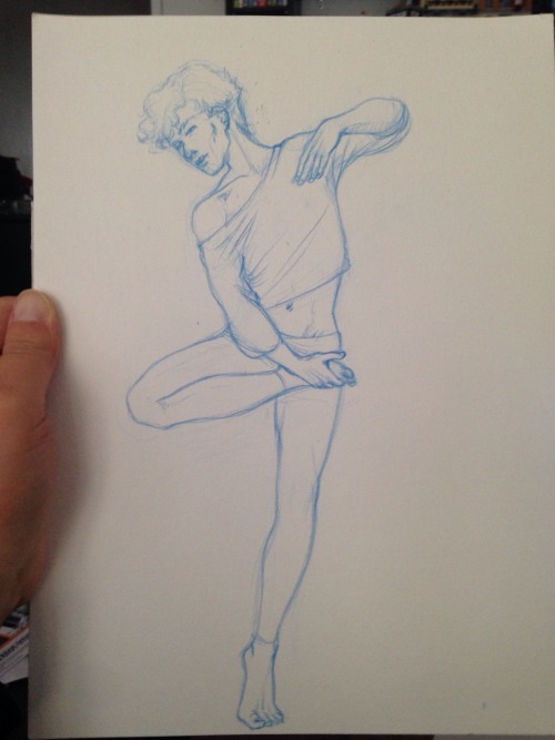 But&hellip; Am I drawing a ballet!lock?? Yes, I totaly am!