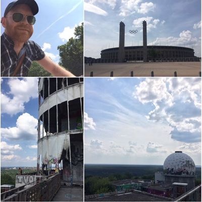 Sykkelsøndag til djevelberget #berlin #søndag #sykkel #teufelsberg #romstasjon #runewald #grunewald (Nå en rolig stolpe for å feire sunnheten) #🍺 (ved Teufelsberg)