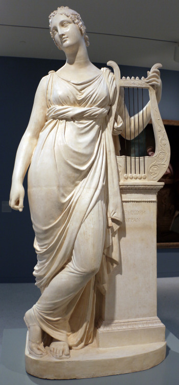 Terpsichore, Muse of Lyric Poetry, Antonio Canova, 1812(photo credit: Sailko/Wikimedia Commons)