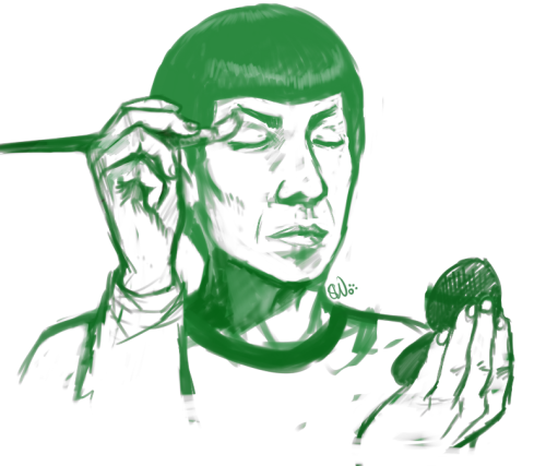 edible-nightmares:Set phasers to stunning, Mr. Spock.If you’ve seen the original series, you’ll unde