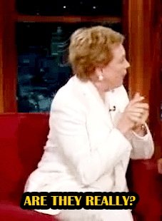 lovers-of-girls:garguillian:fuckyesdamejulieandrews:‘Turkeys are bisexual!’Julie Andrews is literall
